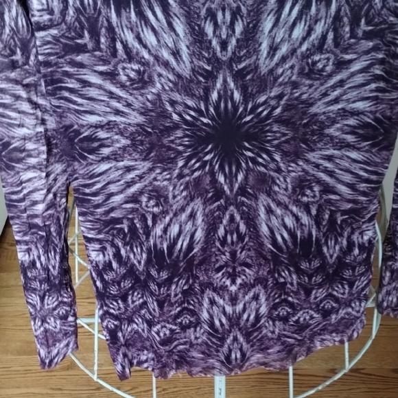 Fuzzi Purple and Pink Long Sleeve Top - Picture 8 of 16